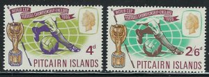 Pitcairn Is 60-61 MNH 1966 World Cup Soccer (fe6378)