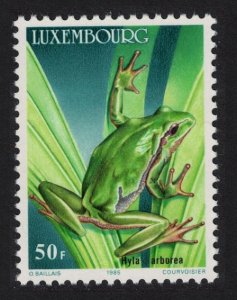 Luxembourg European tree frog Endangered Fauna 1985 MNH SC#734 SG#1164 MI#1135