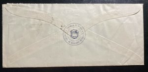 1930 Panama Treats & Conventions Official Cover to Sacramento CA USA 