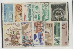 Korea #321-332 Used Single (Complete Set)