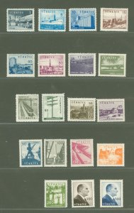 Turkey #1442-1460 Mint (NH) Single (Complete Set) (Landscapes)