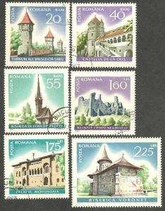 Romania #1931-1936, Buildings, Used**-