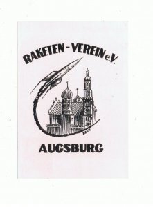 1961 German Rocket flight postcard