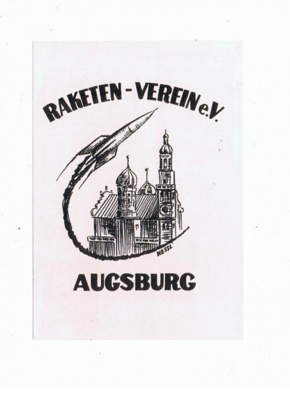 1961 German Rocket flight postcard