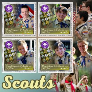 Stamps. Scouts 2024 year 1+1 sheets perforated  NEW