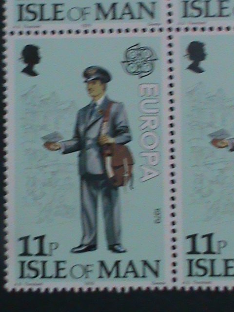 ​ISLE OF MAN-1979 SC#153-EUROPA- CONTEMPORARY MAILMAN  -MNH BLOCK OF 4-VF