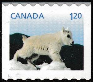 Canada 2712 Baby Wildlife Mountain Goat $1.20 coil single MNH 2014