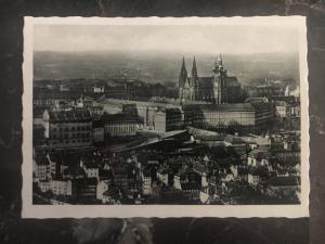 1940s Prague Bohemia Moravia Germany RPPC Cover Victory Seal