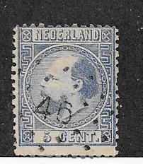 Netherlands Antilles #7  5c blue  (U) CV $2.75
