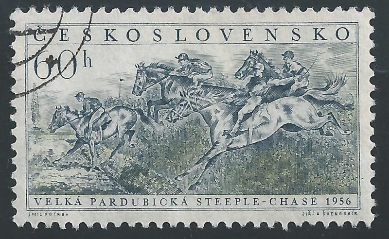 Czechoslovakia #763 60h Steeple Chase