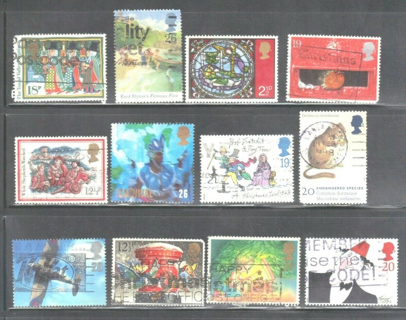 GREAT BRITAIN USED STAMP LOT #12+12A   SEE SCAN