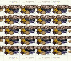 CANADA 1995 HOLOCAUST 20 STAMP SHEET MNH