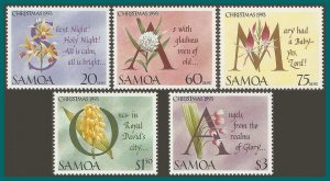 Samoa 1993 Fish, MNH  #836-840,SG907-SG911