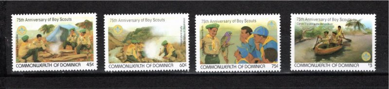 Dominica 1982 MNH Sc 777-80