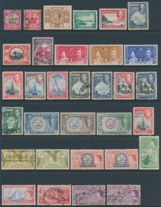 Bermuda small collection of mostly early stamps. Mint Hinged and Used