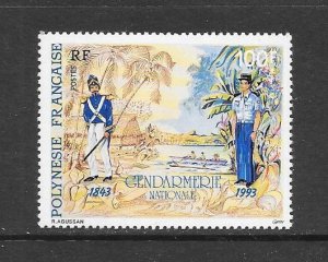 FRENCH POLYNESIA #627  FRENCH GENDARME  MNH