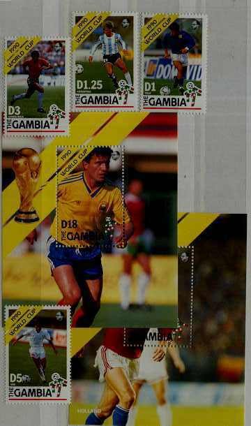 Gambia 1018-21 MNH Football-90 SCV21.75