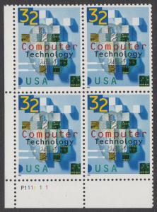 United States 3106 MNH Plate Block CV $4.00