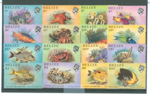 Belize #699-714  Single (Complete Set)