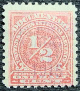 US #R206 Used Single, Misperf Revenue, SCV $.50