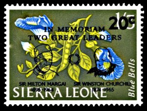 Sierra Leone 303, MNH, Winston Churchill and Milton Margai In Memoriam