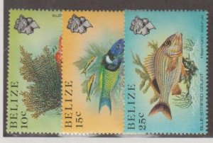 Belize Scott #705-706-707 Stamp - Mint NH Set