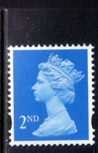 GB 2019 QE2 2nd Bright Blue Machin Umm SG U3150 MPIL Ex DY31 ( F152 )