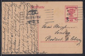 Germany - Nov 27, 1927 Domestic Stationary Card
