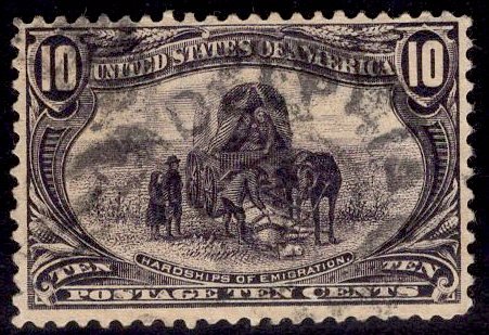 US Stamp #290 10c Trans-Mississippi USED SCV $35.00