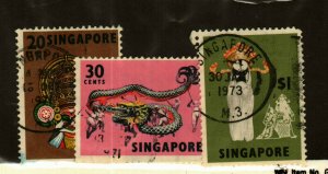 Singapore #90,92,95 used