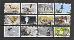 BIRDS - COOK ISLANDS #1602-13 MNH