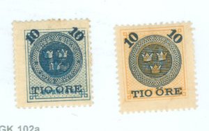 Sweden #50-51  Single (Complete Set)