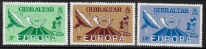 Gibraltar #382-4 MNH Set - Europa - Telecommunications