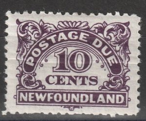 Newfoundland #J6 Postage Due MLH VF   (~1458)