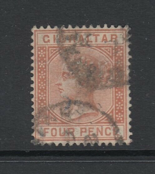 Gibraltar, Scott 16 (SG 12), used