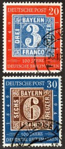 Germany Stamps # 667-8 Used VF Scott Value $79.00