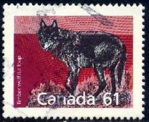 Timber Wolf, Canada stamp SC#1175 used