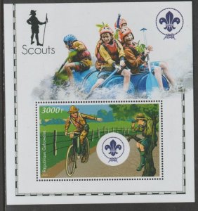 GABON - 2020 - Scouts - Perf Min Sheet - MNH - Private Issue