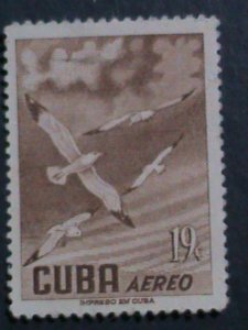​CUBA 1956-SC#C139 66 YEARS OLD- AIRMAIL STAMP-  WOOD DUCKS MNH -VERY FINE