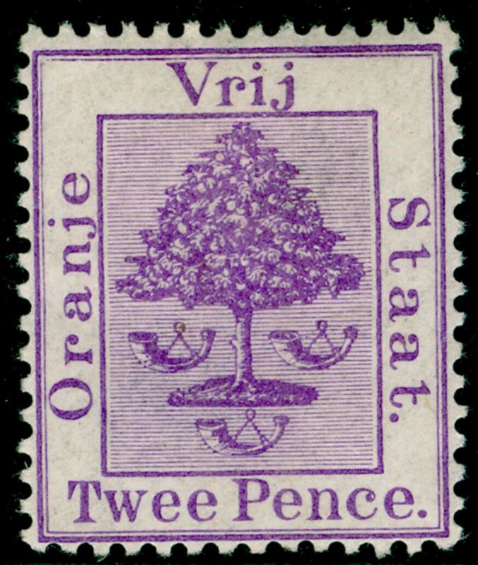 SOUTH AFRICA - Orange Free State SG49, 2d pale mauve, M MINT. Cat £19.