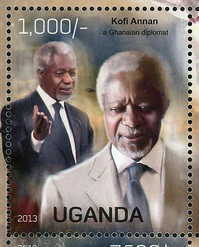 Nobel Peace Prize Stamp Kofi Annan Wangari Maathai Desmond Tutu S/S MNH #3075 