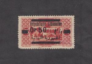 Lebanon 102 - French Mandate. Overprint. Used.    #02 LEB102