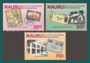 Nauru 1988 Post Office, MNH 347-349,SG362-SG364