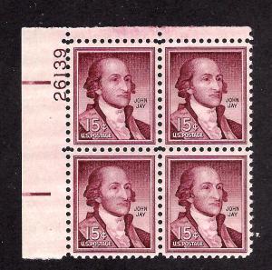 1046 Mint,OG,NH... Plate Block of 4