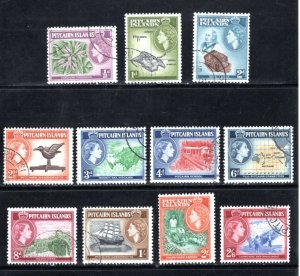 Pitcairn Islands  #20-30 VF,  Used ....  CV  26.35