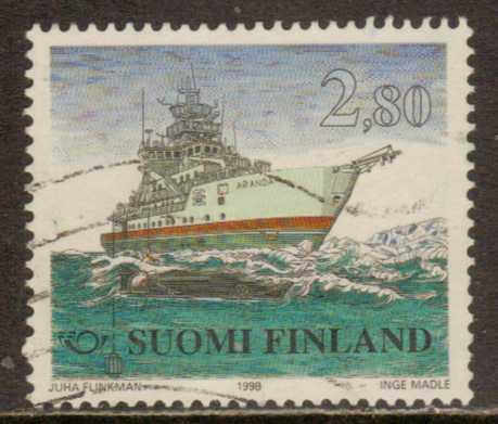 Finland   #1076  used  (1998)  c.v. $0.55