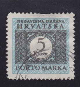 Croatia J15  Postage Due 1943