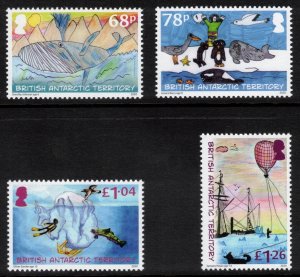 BRITISH ANTARCTIC 2020 Children's Art; Scott 591-94; MNH