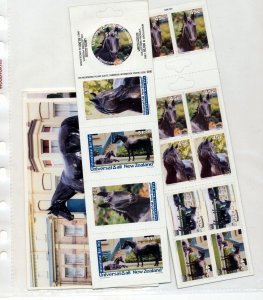 New Zealand QE Booklets Horses Covers Cards Mint Eureka Post Office(35+)IGM765 