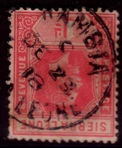 SIERRA LEONE 1918 GV 1d KAMBIA cds.......................................40265